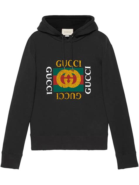 gucci big logo hoodie|Gucci logo velvet sweatshirt.